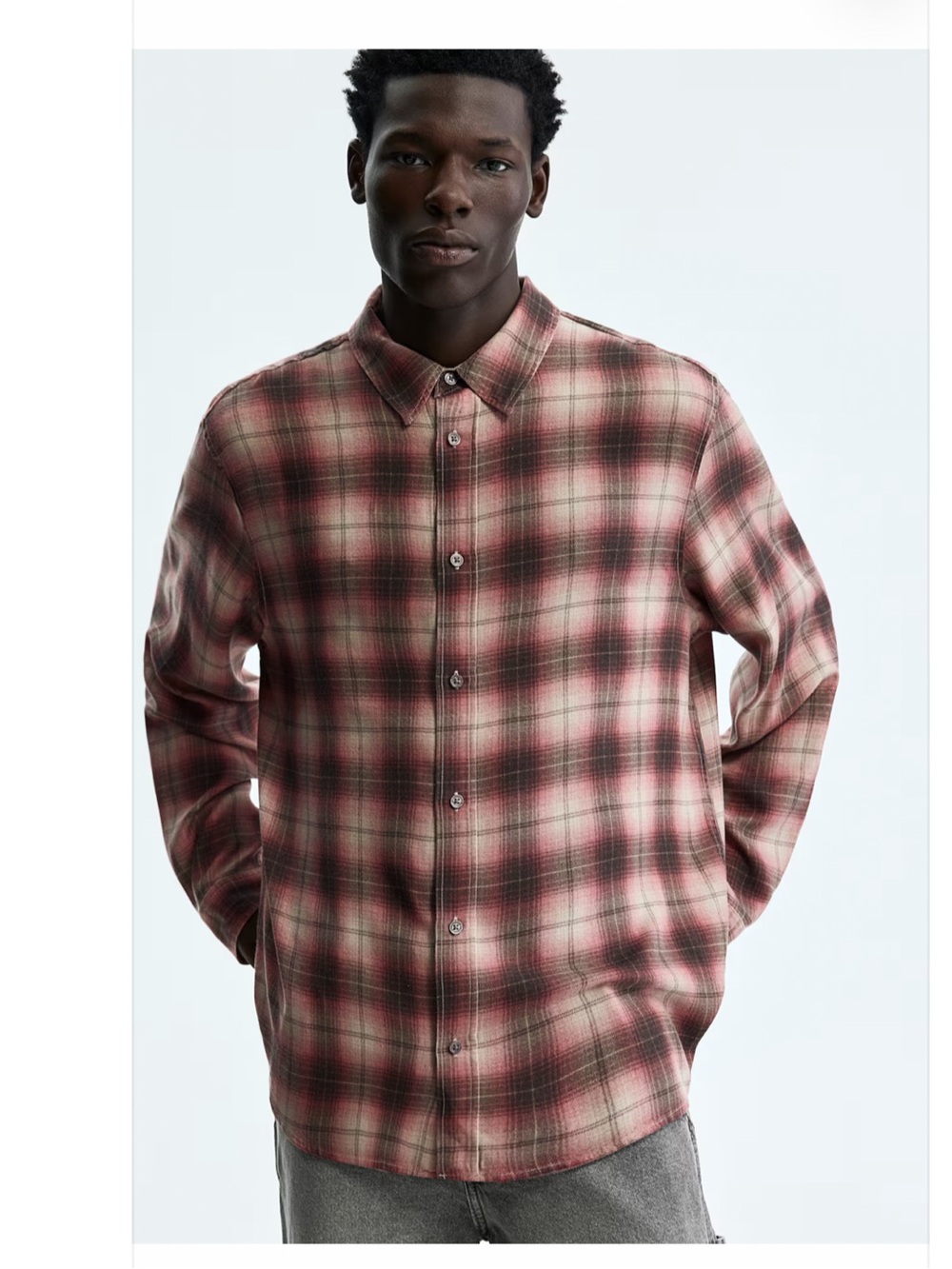Men’s H&M Plaid Button Down Shirt.